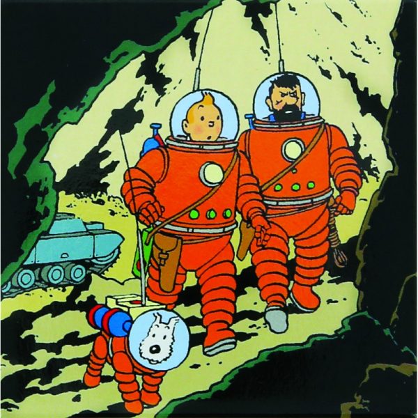 Magnet-Tintin, Haddock et Milou