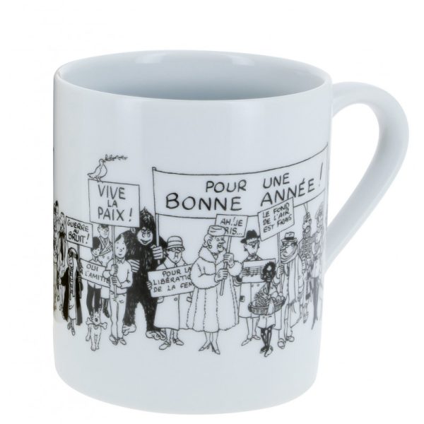 Mug-Carte De Voeux Hergé 1972