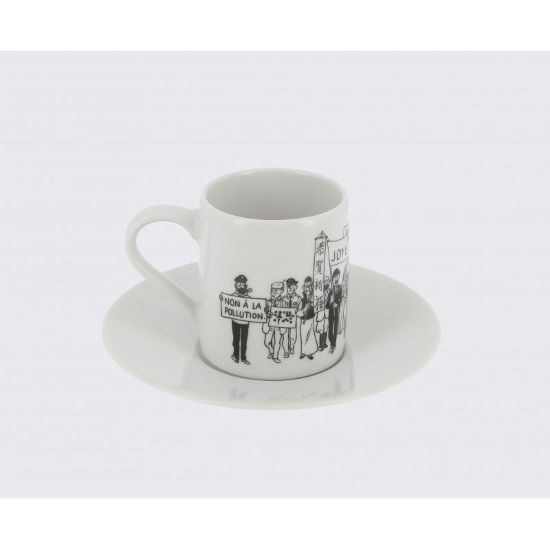 Set Espresso-Carte De Voeux Hergé 1972 – Image 3