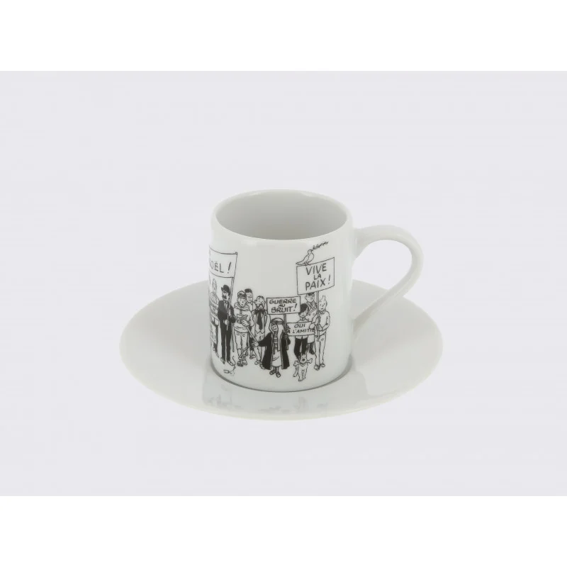 Set Espresso-Carte De Voeux Hergé 1972 – Image 2