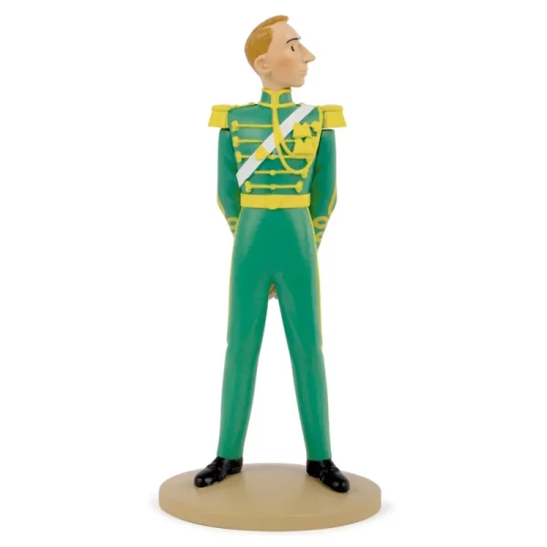 HERGÉ EN COSTUME VERT