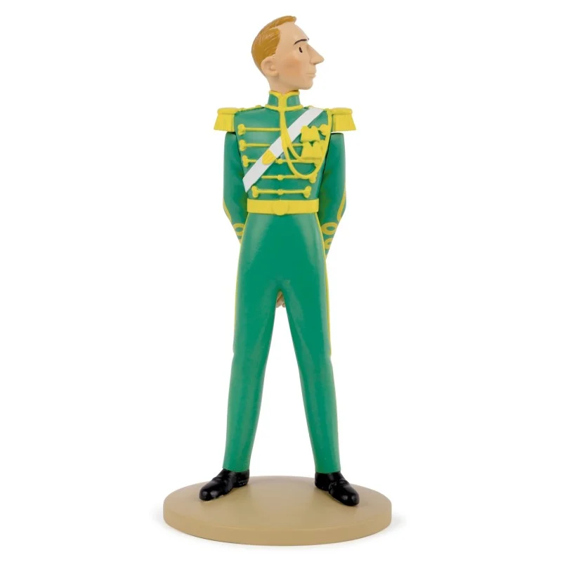 HERGÉ EN COSTUME VERT