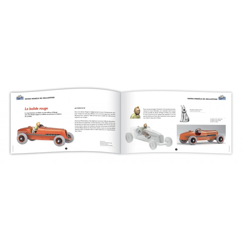 VOITURE TINTIN N°1 - LE BOLIDE ROUGE – Image 4