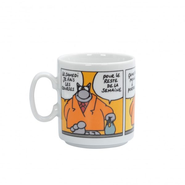 MUG LE CHAT - Le samedi je fais les courses !
