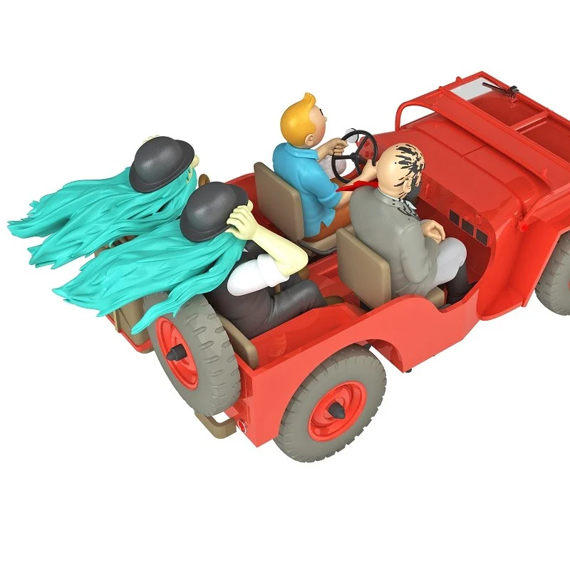 VOITURE TINTIN N°47 - LA JEEP ROUGE DANS LE DESERT – Image 3