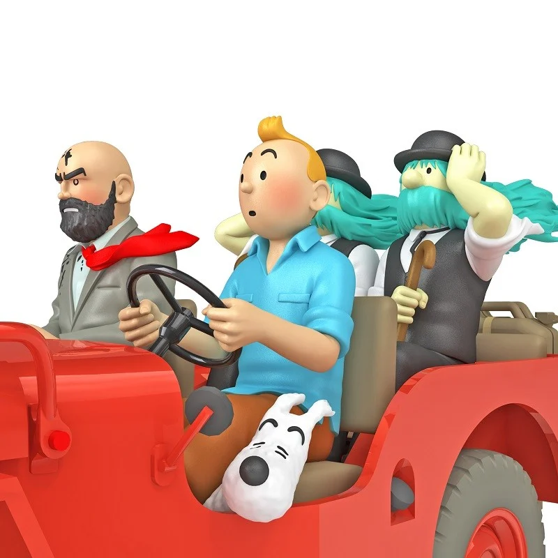 VOITURE TINTIN N°47 - LA JEEP ROUGE DANS LE DESERT – Image 2