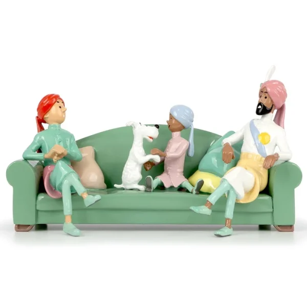 TINTIN SCÈNE DIVAN