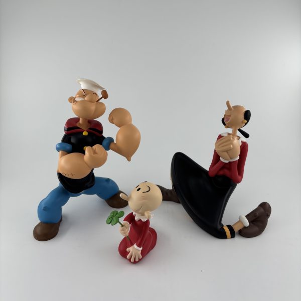 Figurines Popeye, Olive et Mimosa